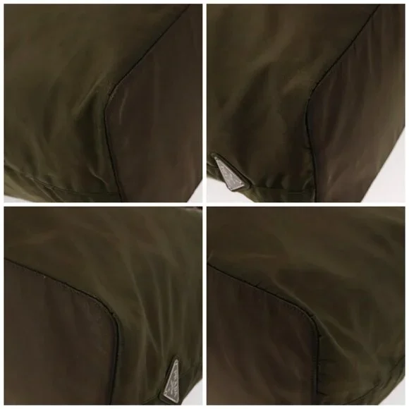 PRADA Tote Bag Nylon Khaki Auth bs30124 - Picture 14 of 16